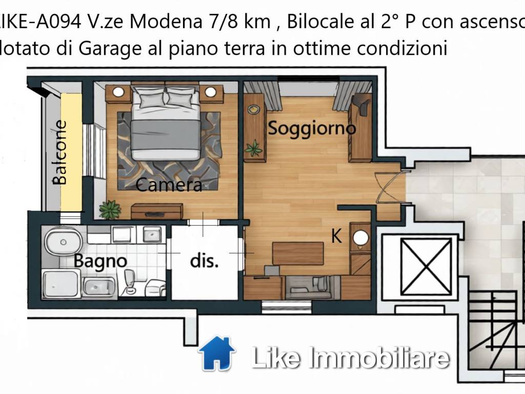 appartamento in vendita a Modena in zona San Lazzaro / Modena Est