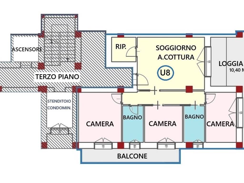 appartamento in vendita a Modena in zona Cittanova