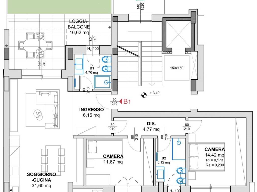 appartamento in vendita a Modena in zona Buon Pastore