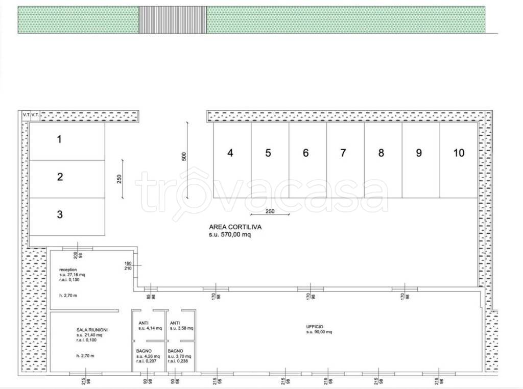 ufficio in vendita a Modena in zona Lamarmora