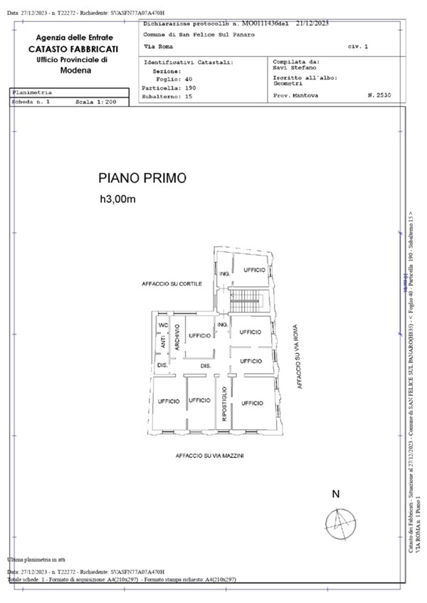 ufficio in vendita a San Felice sul Panaro
