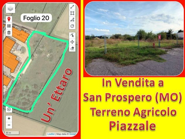 terreno agricolo in vendita a San Prospero