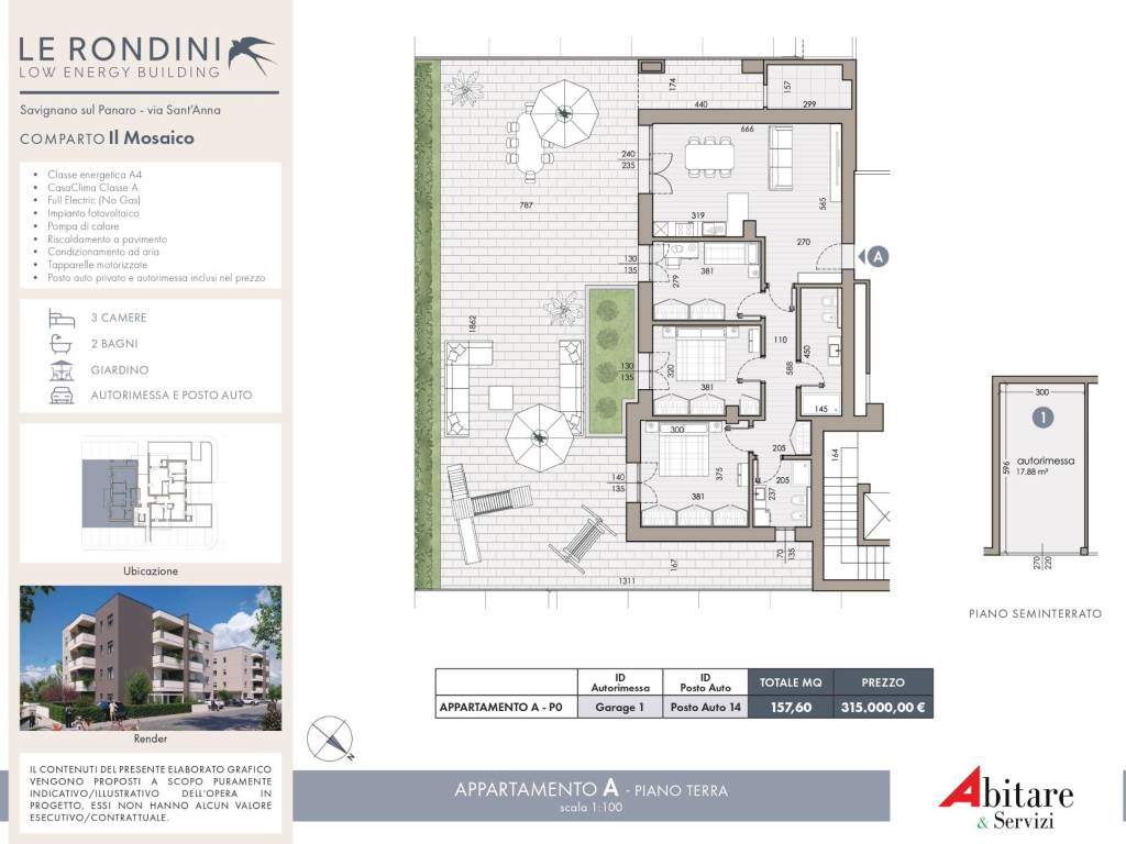 appartamento in vendita a Savignano sul Panaro