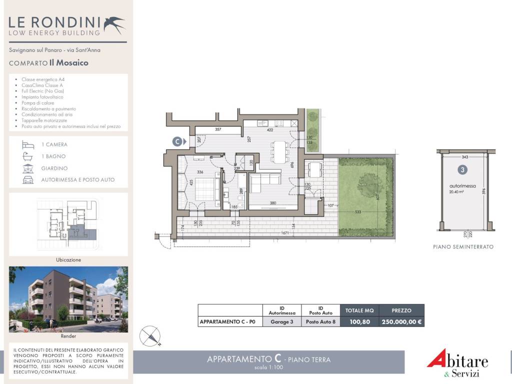 appartamento in vendita a Savignano sul Panaro