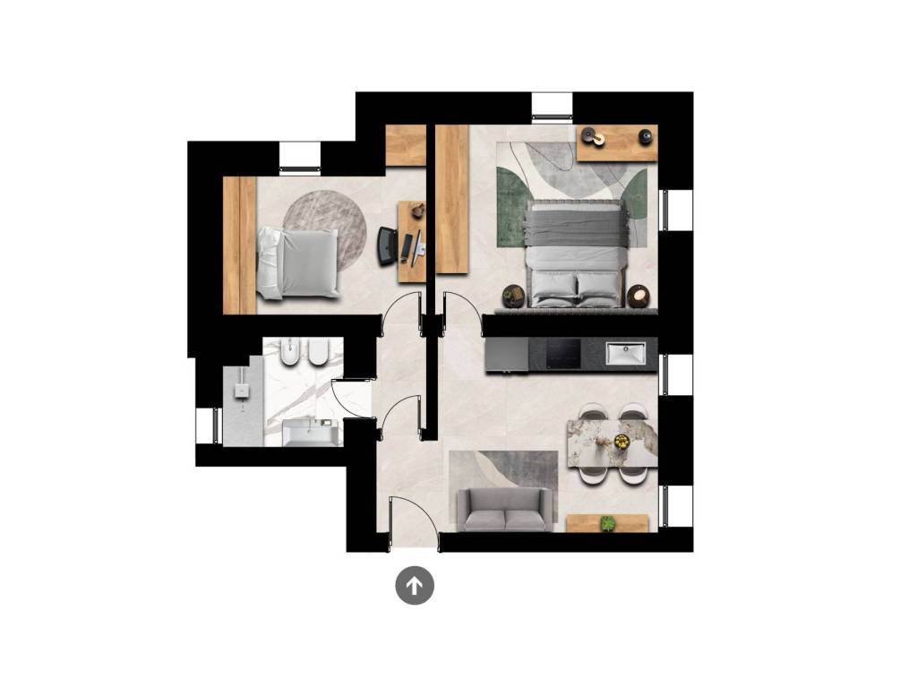 appartamento in vendita a Serramazzoni in zona San Dalmazio