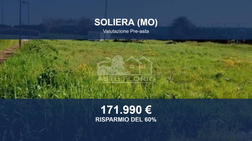 terreno edificabile in vendita a Soliera in zona Appalto