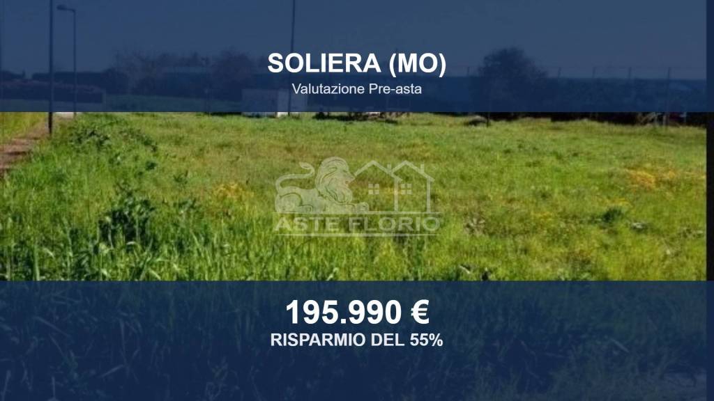 terreno edificabile in vendita a Soliera in zona Appalto