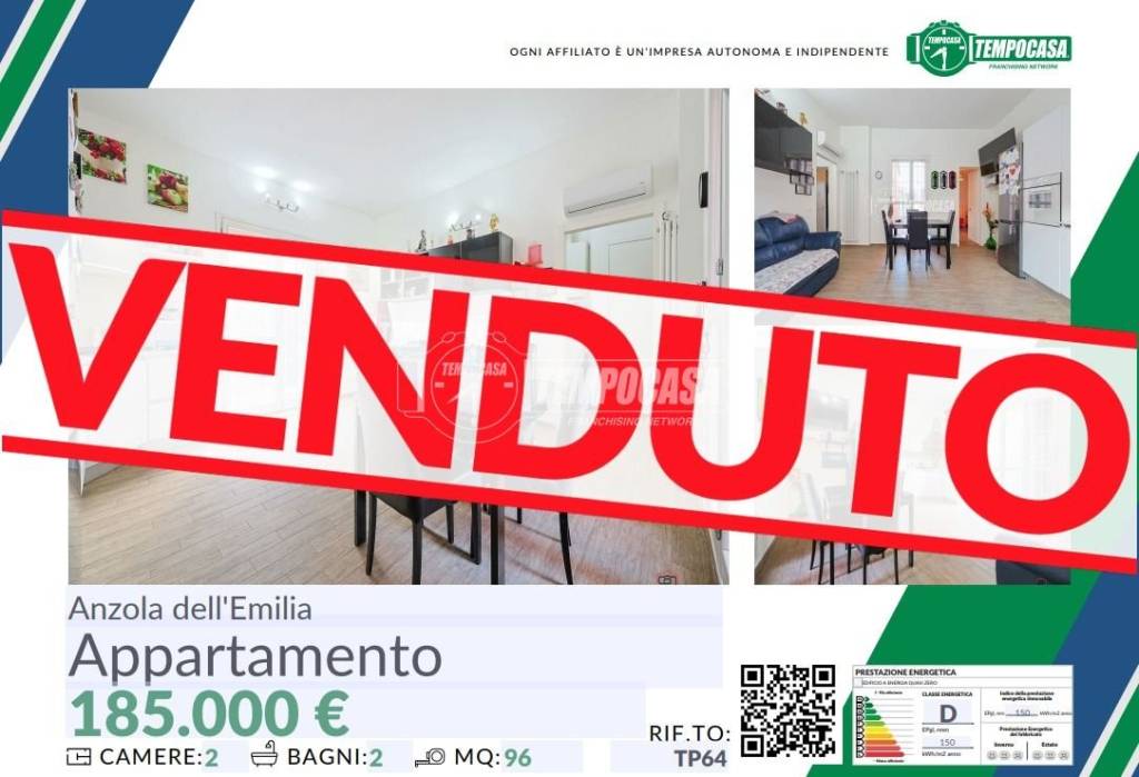 appartamento in vendita ad Anzola dell'Emilia in zona Castelletto
