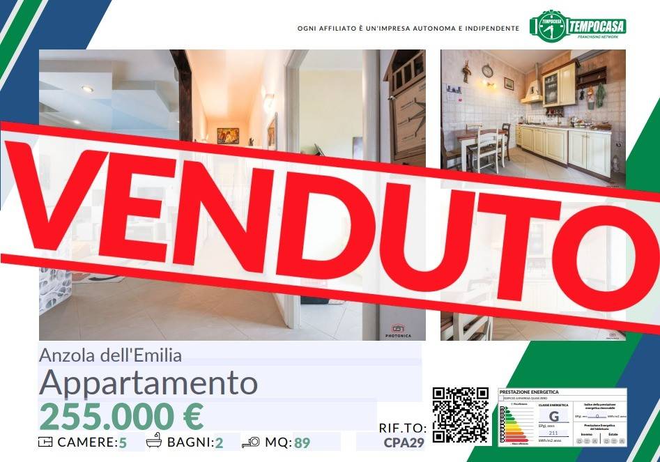 appartamento in vendita ad Anzola dell'Emilia