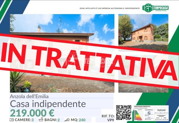 casa indipendente in vendita ad Anzola dell'Emilia in zona Ponte Samoggia