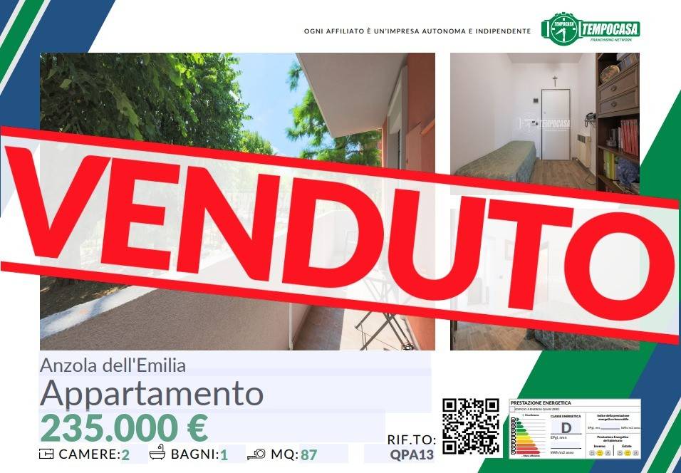 appartamento in vendita ad Anzola dell'Emilia
