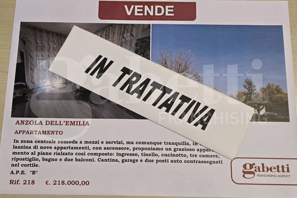 appartamento in vendita ad Anzola dell'Emilia