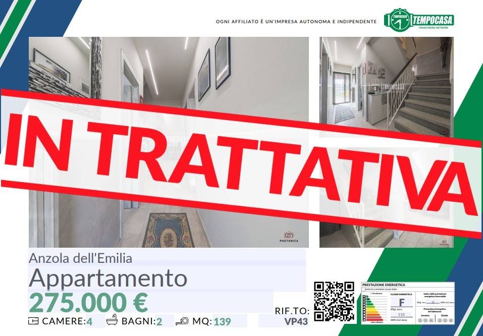 appartamento in vendita ad Anzola dell'Emilia