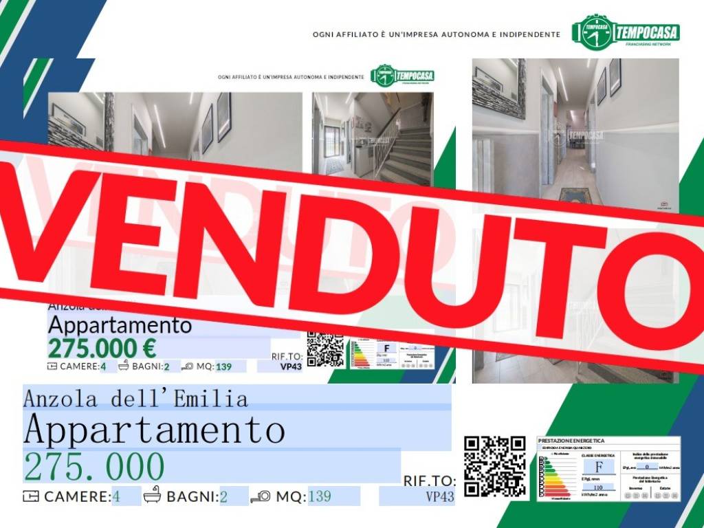 appartamento in vendita ad Anzola dell'Emilia
