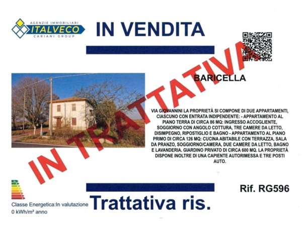 casa indipendente in vendita a Baricella