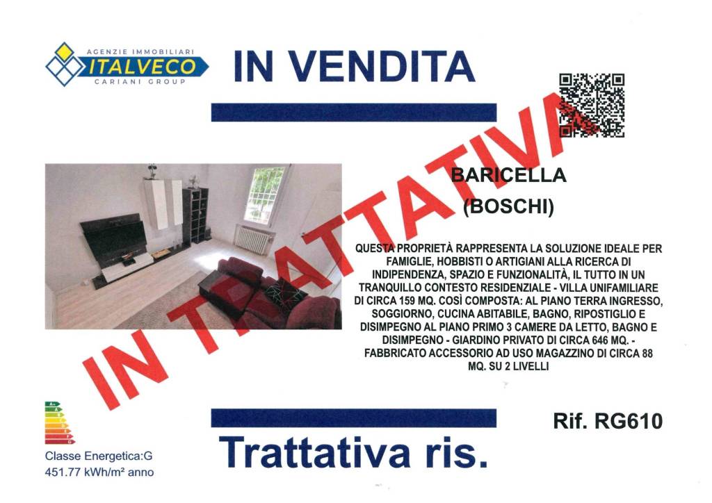 casa indipendente in vendita a Baricella in zona Boschi