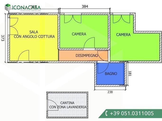 appartamento in vendita a Bologna in zona Andrea Costa