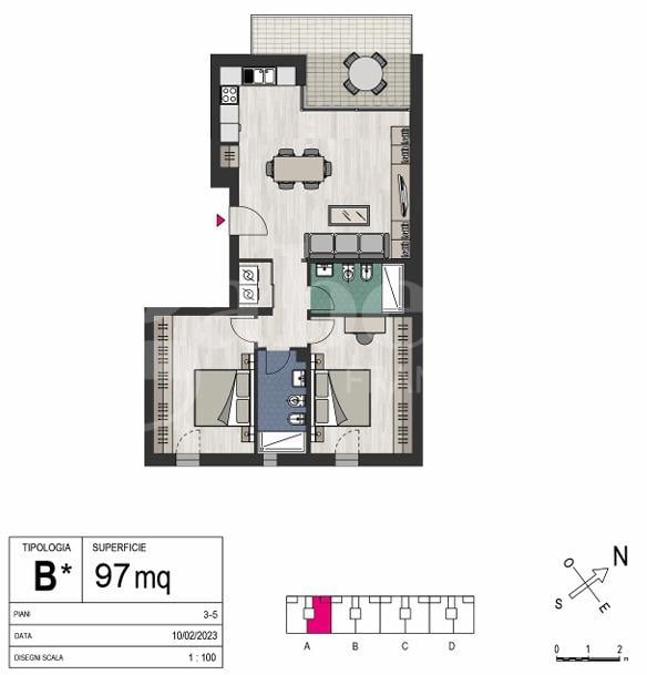 appartamento in vendita a Bologna in zona Lame