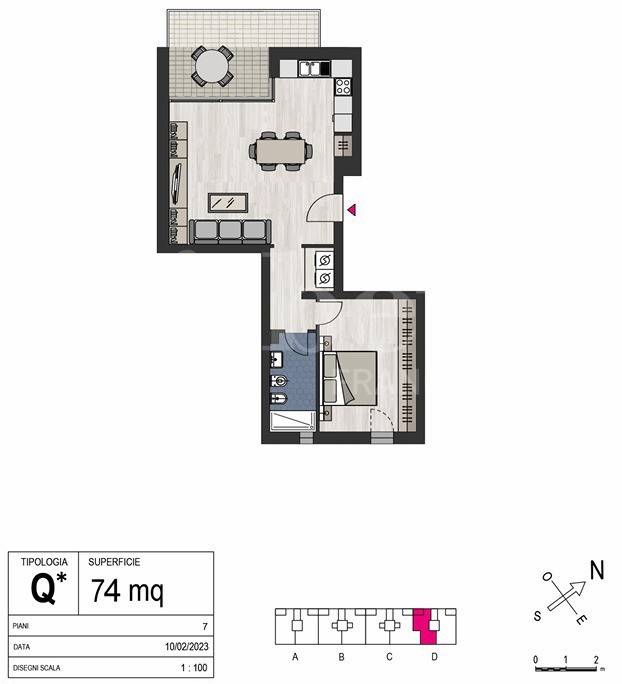 appartamento in vendita a Bologna in zona Bolognina