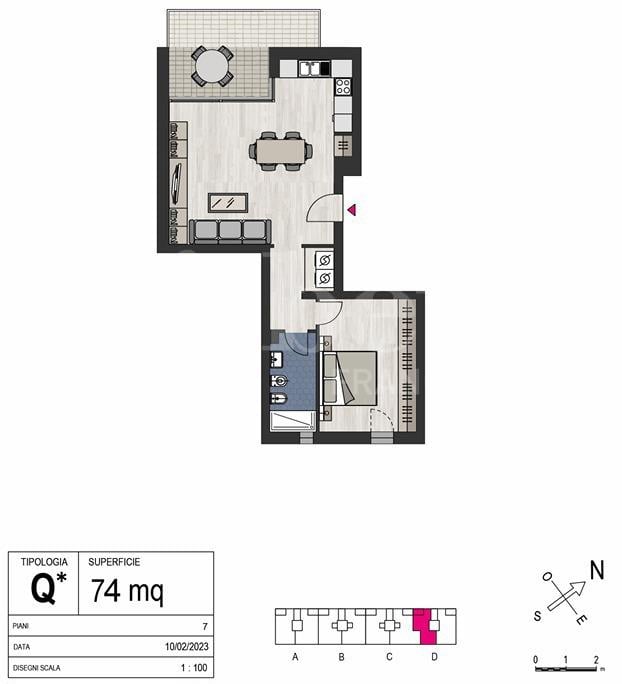appartamento in vendita a Bologna in zona Lame