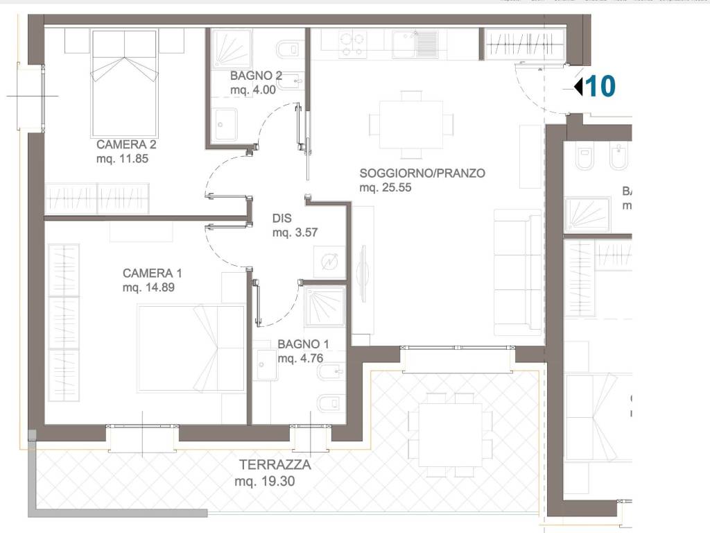 appartamento in vendita a Bologna in zona Barca
