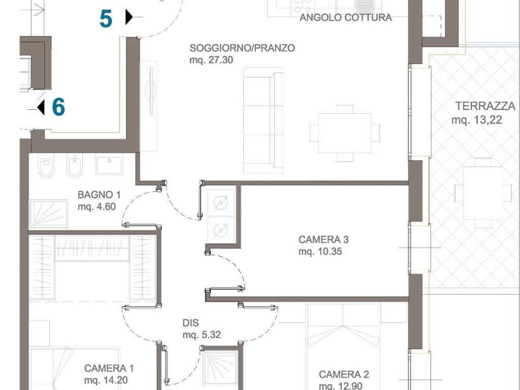 appartamento in vendita a Bologna in zona Santa Viola
