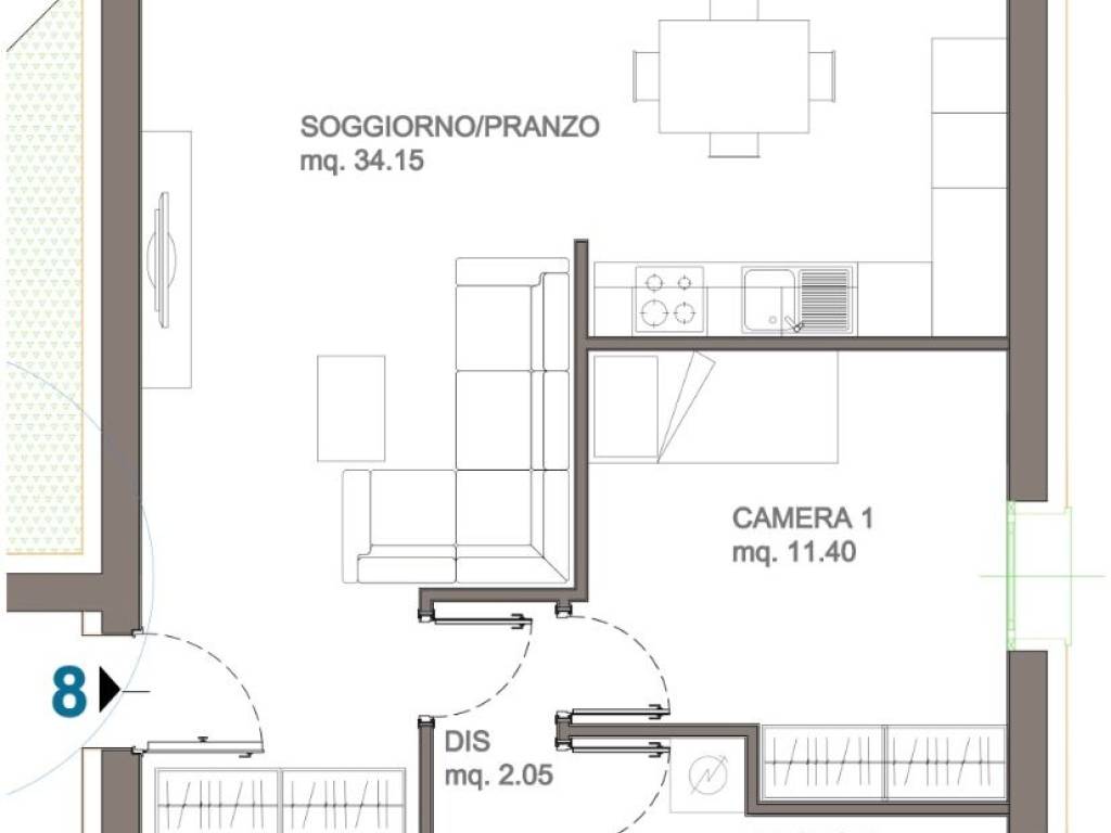 appartamento in vendita a Bologna in zona Santa Viola