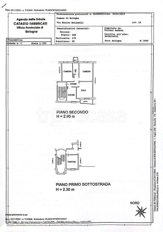 appartamento in vendita a Bologna in zona Savena