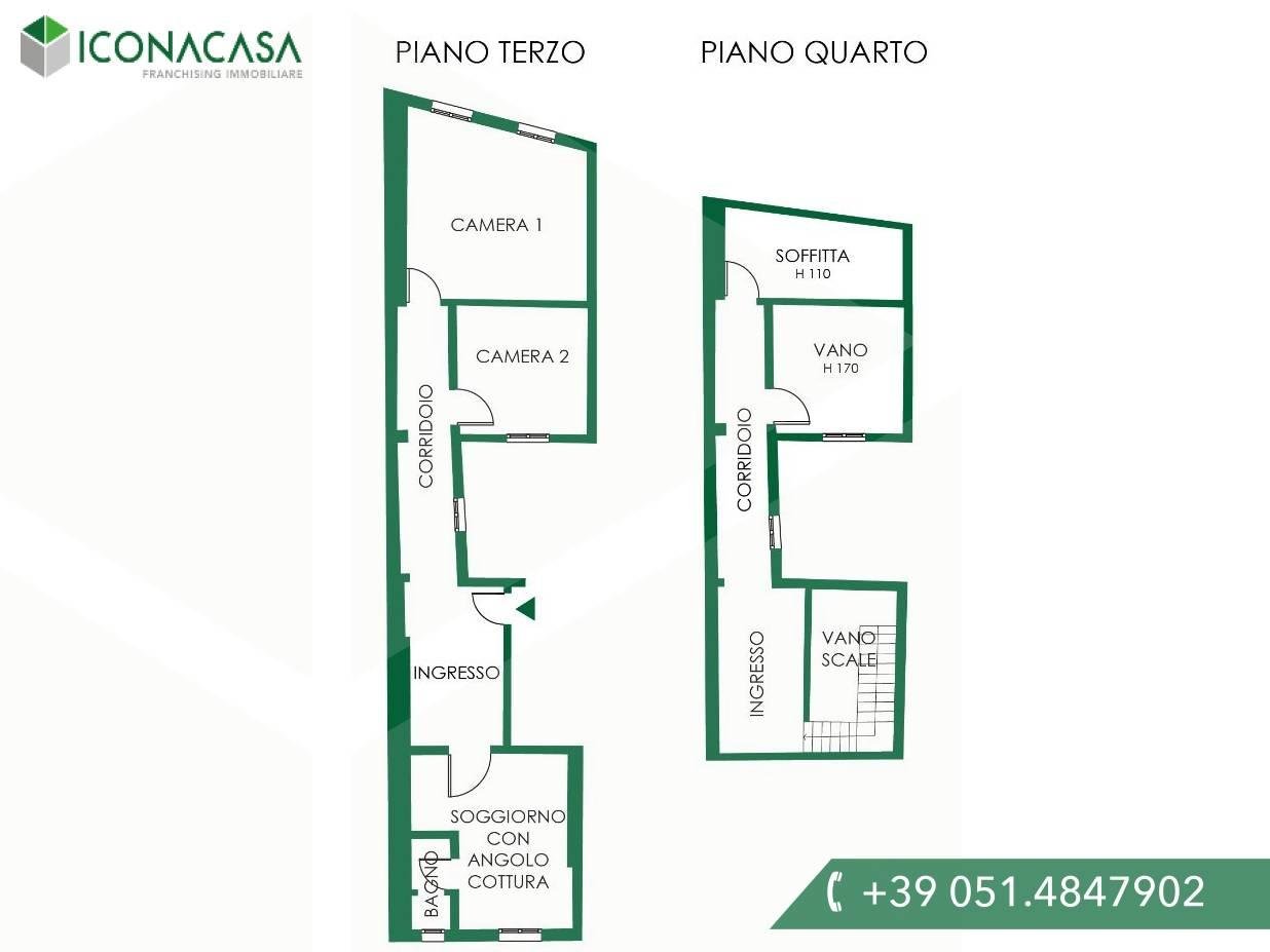 appartamento in vendita a Bologna in zona Centro Storico