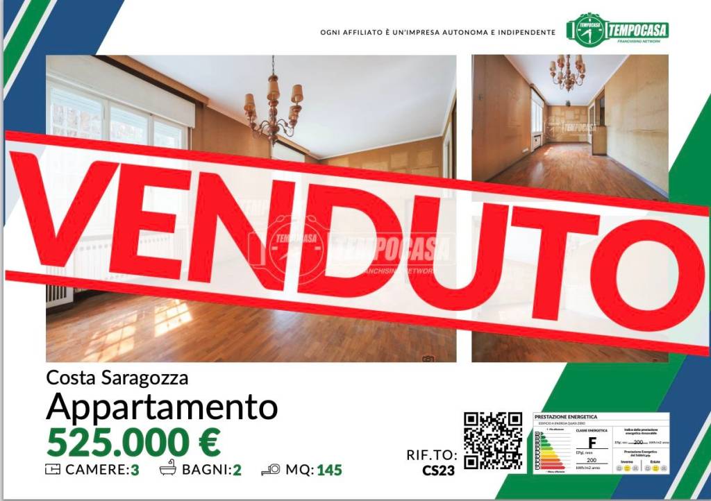 appartamento in vendita a Bologna in zona Saragozza