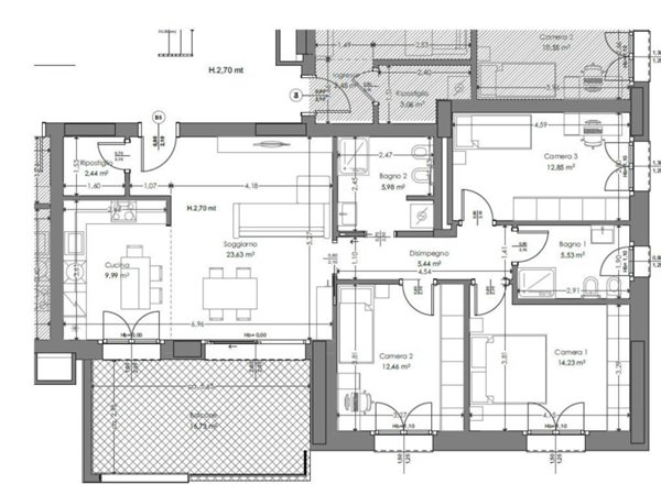 appartamento in vendita a Bologna in zona Corticella
