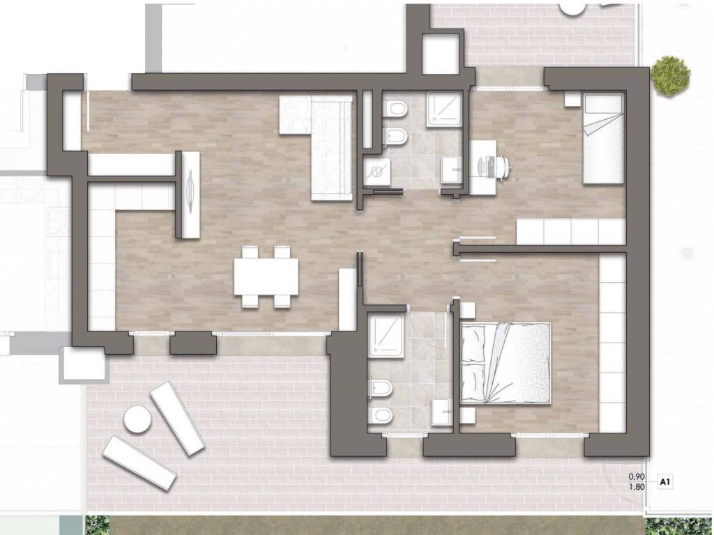 appartamento in vendita a Bologna in zona Corticella