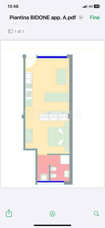 appartamento in vendita a Bologna in zona Andrea Costa