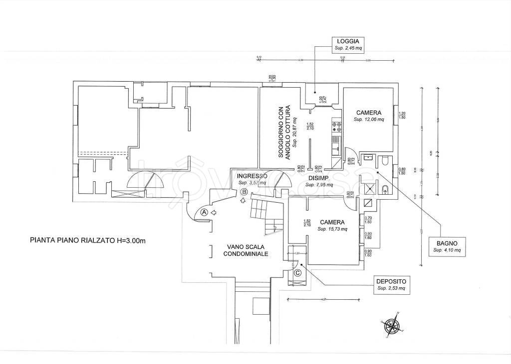 appartamento in vendita a Bologna in zona Barca