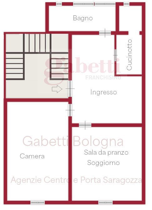 appartamento in vendita a Bologna in zona Saragozza
