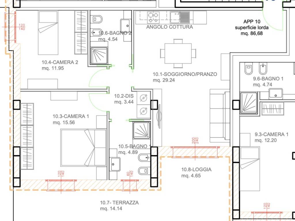 appartamento in vendita a Bologna in zona Barca
