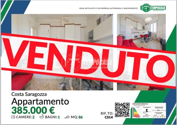 appartamento in vendita a Bologna in zona Saragozza