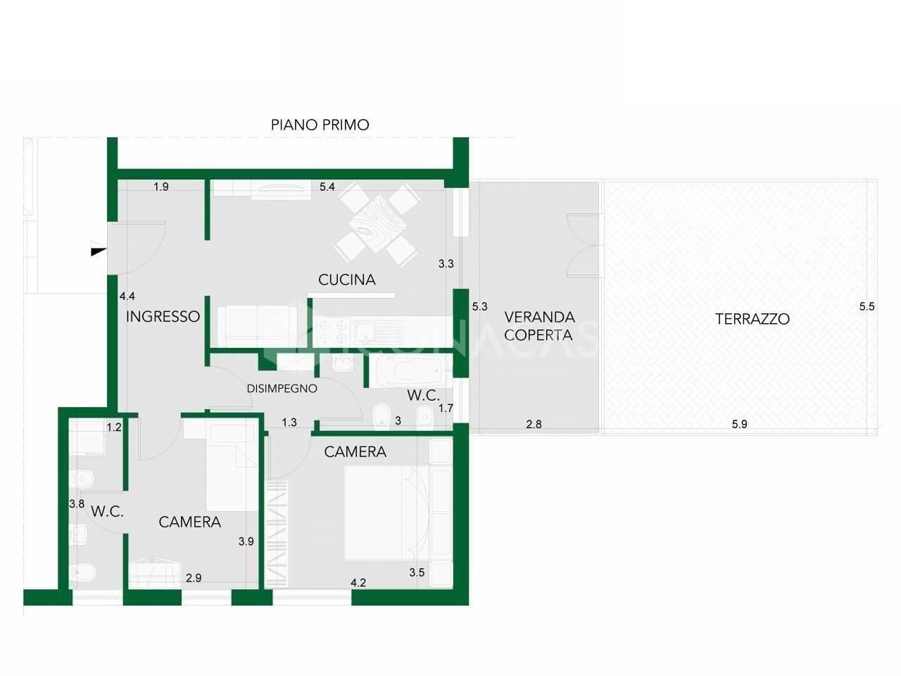appartamento in vendita a Bologna in zona Saffi