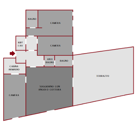 appartamento in vendita a Bologna in zona Santo Stefano