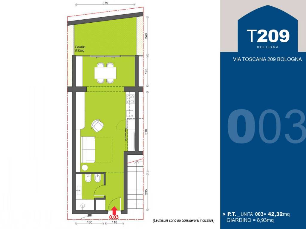 appartamento in vendita a Bologna in zona Savena