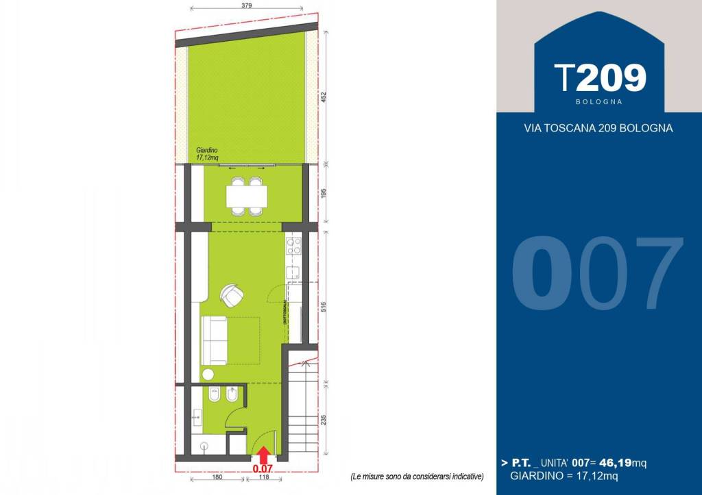 appartamento in vendita a Bologna in zona Savena
