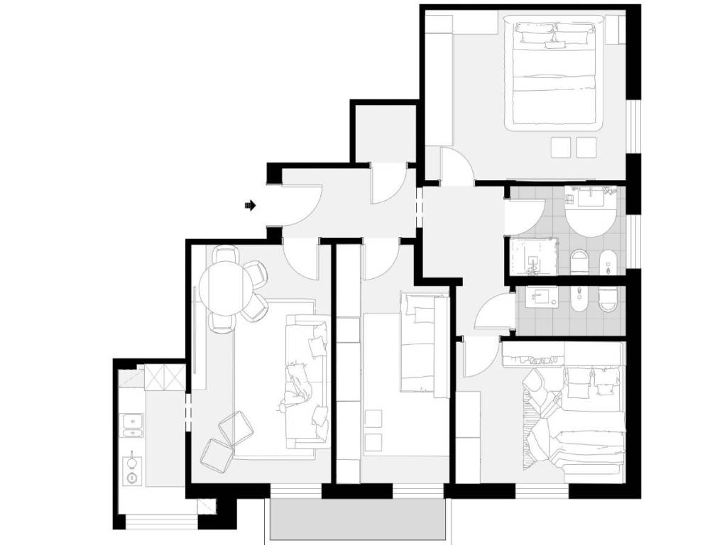 appartamento in vendita a Bologna in zona San Vitale