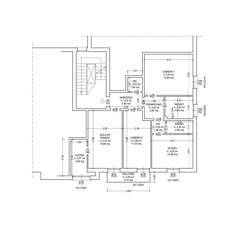 appartamento in vendita a Bologna in zona Murri