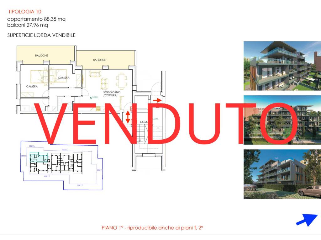 appartamento in vendita a Bologna in zona Savena