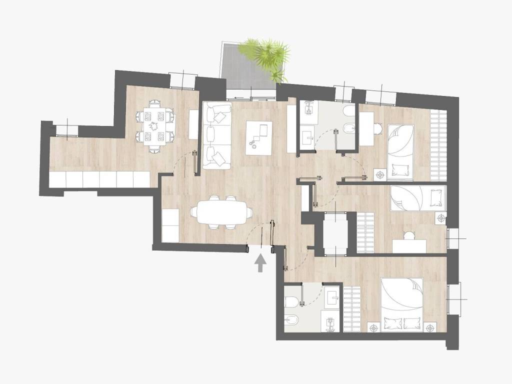 appartamento in vendita a Bologna in zona Savena