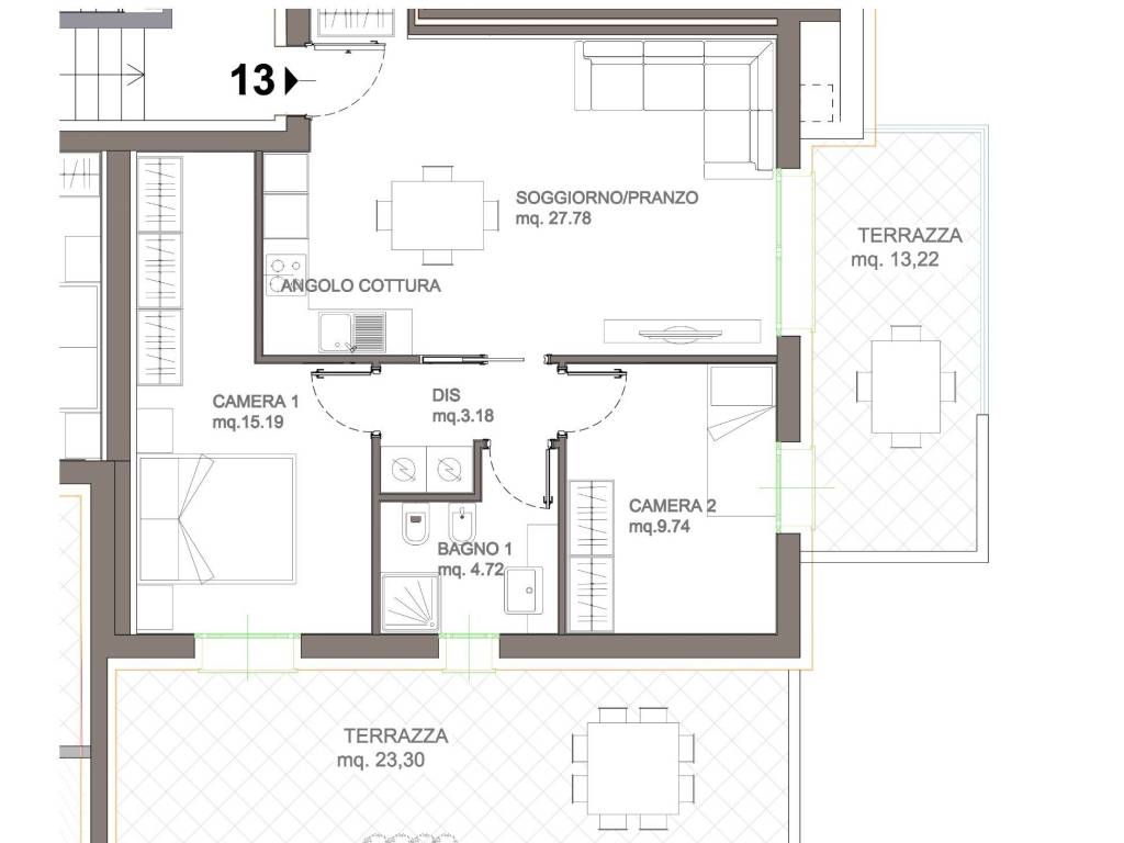 appartamento in vendita a Bologna in zona Barca