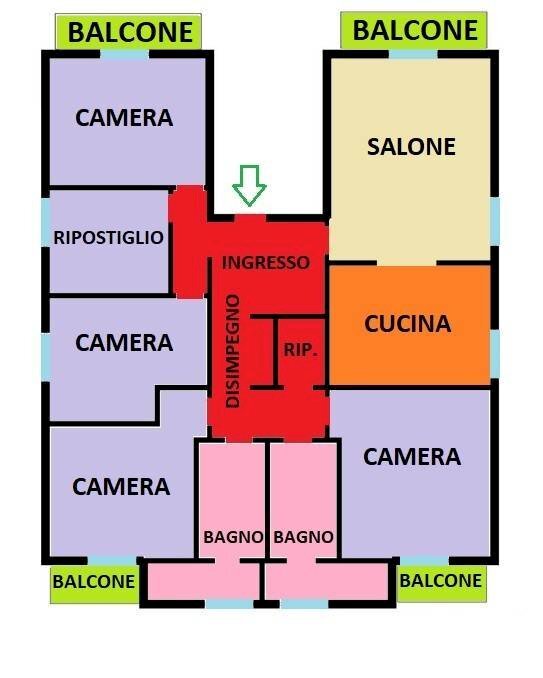 appartamento in vendita a Bologna in zona Corticella