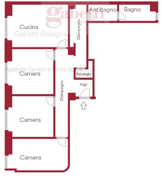 appartamento in vendita a Bologna in zona Centro Storico