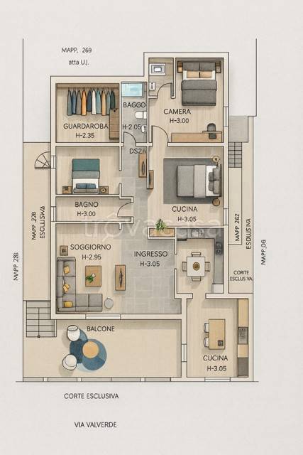 appartamento in vendita a Bologna in zona Santo Stefano