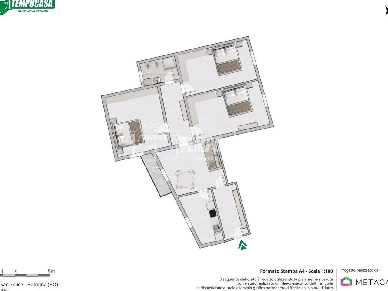 appartamento in vendita a Bologna in zona Quartiere Porto